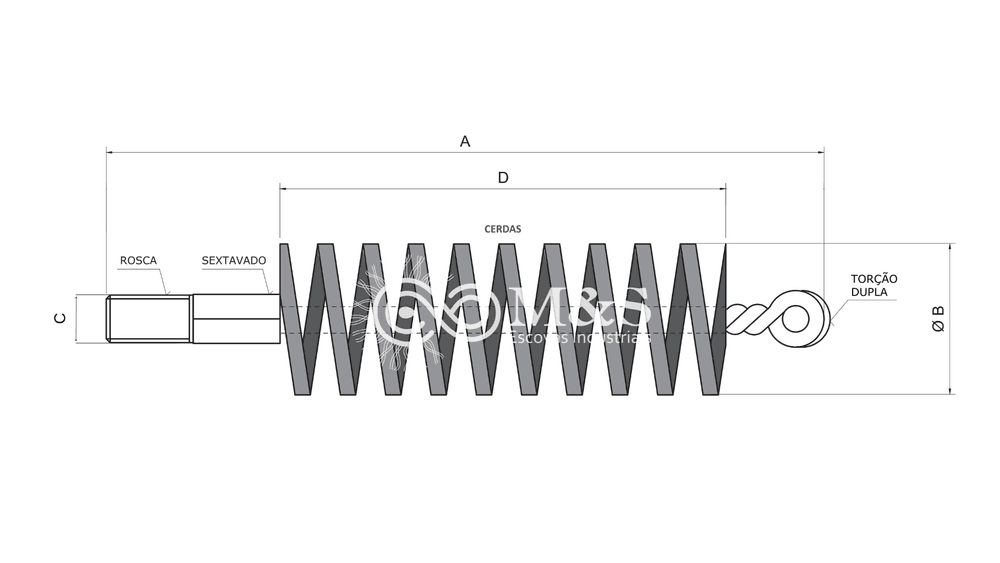 Escova Tubular Referência 6000